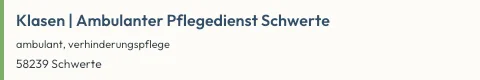 Pflegedienst