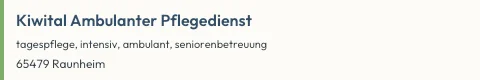 Pflegedienst