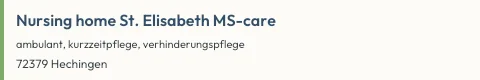 Pflegedienst