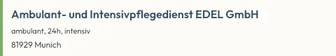 Pflegedienst