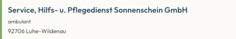 Pflegedienst