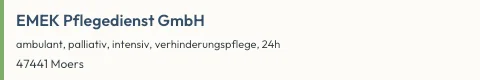 Pflegedienst